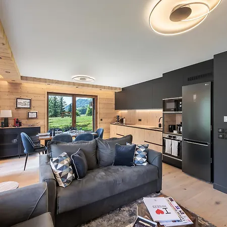 Apartment Neuf, 4 Personnes, Terrasse, 15 Min Du Centre De - Fr-1-569-96 Megève